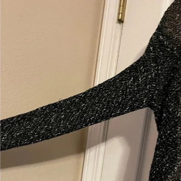 Eileen Fisher Italian Yarn‎ Black Open Knit Tunic Small Sheer Layer Preppy - Picture 3 of 5